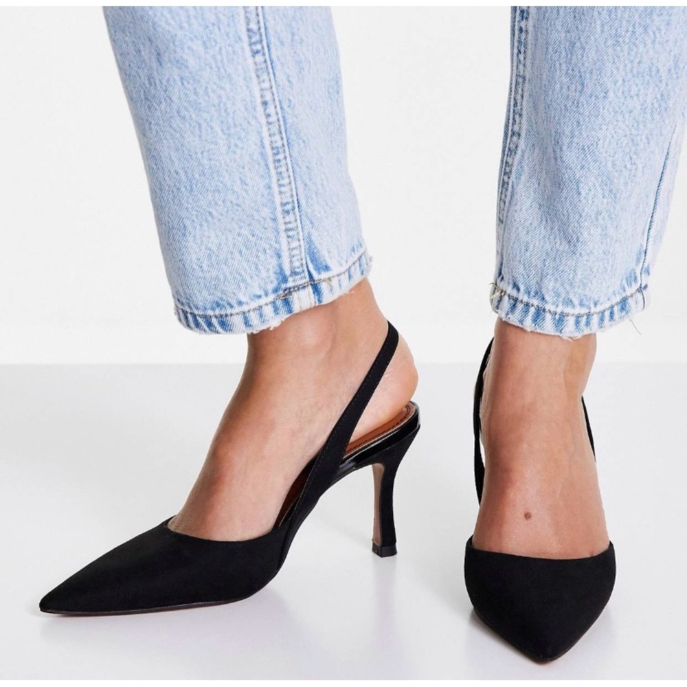 ASOS Design “Samber” Slingback Stiletto Heels